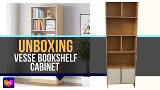 Unboxing VESSE Bookshelf Cabinet na Binili sa Lazada [upl. by Ajiam991]