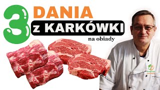 3 Dania z Karkówki na obiad Kolacje lub Imprezę [upl. by Neelasor84]