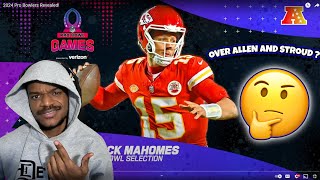 Reacting To 2024 Pro Bowl Selections Revealed [upl. by Anirtap]