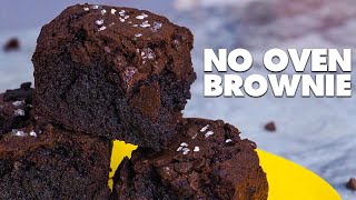 No Oven Brownies Recipe for Beginners Easy No Bake Brownies Recipe [upl. by Elwina]