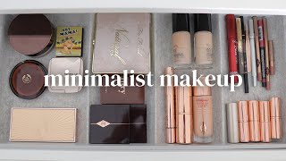 Decluttering My MINIMALIST Makeup Collection 2024 [upl. by Acinnod]