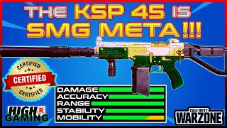 The KSP 45 is SMG META in Warzone Season 4 Best SMG Warzone  KSP 45 Loadout Warzone  KSP 45 Build [upl. by Nnaj]