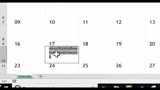 How To Create A Calendar In Excel Simplified [upl. by Buine32]