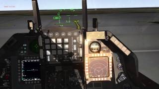 Falcon BMS  Rampstart Take Off ILS Approach amp Landing FR [upl. by Ylrahc]