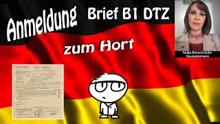 Brief B1 Anmeldung Hort Kinderbetreuung [upl. by Illona]