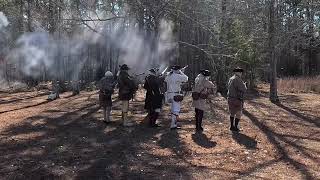 Battle of Cowpens Firing Demonstraition history americanhistory revolutionarywar FiringDemo [upl. by Ysdnyl]