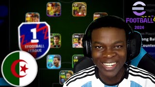 ALGERIAS NO1 🇩🇿 vs MACKIE PES HD  eFOOTBALL 2024 [upl. by Niveg]