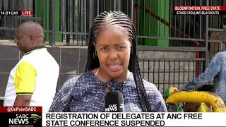 Latest from the 9th ANC Free State conference underway [upl. by Danialah842]