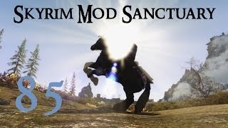 Skyrim Mod Sanctuary 85  Dremora of Coldharbour Animations and Snow [upl. by Miett]