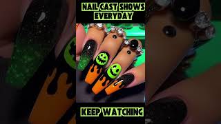 🎃 8 Easy Halloween Nail Art Ideas 🕷️ [upl. by Nnahgiel729]