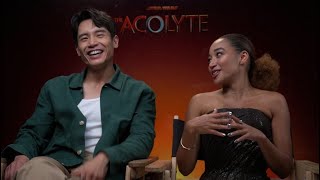 Acolyte stars Amandla Stenberg and Manny Jacinto talk new Star Wars series [upl. by Charmian]