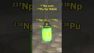 Neptunium zur Produktion von Plutonium für NASA chemie radioaktivität plutonium [upl. by Gnoh]