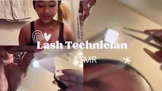 getting lash extensions done professionally kinda asmr [upl. by Raoul510]