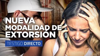 CUIDADO NUEVA ESTAFA Modalidad de extorsión desde la cárcel NO reciba PAQUETES  Testigo Directo [upl. by Casie]