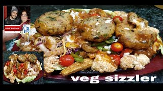 Veg sizzler restaurant style [upl. by Nohj]