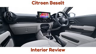 2024 Citroen Basalt Interior Review  Spacious [upl. by Nivlac]