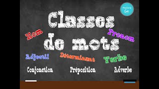 Les classes de mots [upl. by Hahnert463]