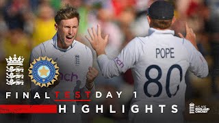 Joe Root Dismisses Dominant Pant  Highlights  England v India  Day 1  LV Insurance Test 2022 [upl. by Julienne]