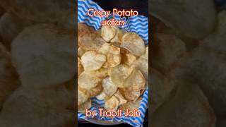 Potato Aloo Chips Recipe  How to make potato wafers at Home  viral trending food recipe [upl. by Paula]