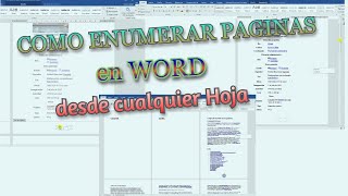 Como enumerar pagina sin indice o portada o ambas en Word 2022 [upl. by Schreibe]