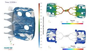 High Pressure Die Casting Hot Chamber CFD Simulation  FLOW3D CAST [upl. by Iy]