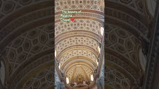 The beauty of Palatino Chapel of Reggia di Caserta shortsvideo amazing palace reggiadicaserta [upl. by Ecnarolf]