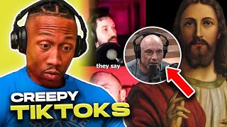 Creepy and Scary TikToks That Might Wake You Up amp Change Your Reality REACTION Pt 19 [upl. by Marzi65]