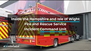 Inside the Hampshire and Isle of Wight Fire and Rescue Service Incident Command Unit [upl. by Nosidda]