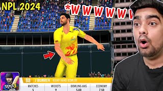 Jasprit Bumrah DOUBLE HATTRICK CSK Vs MI NPL 2024 WCC3 Expert Mode [upl. by Pacifica]