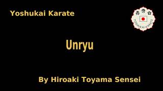 Yoshukai KarateUnryu Sai kata by Hiroaki Toyama Sensei [upl. by Fidelas]