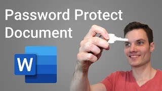 How to Password Protect a Word Document [upl. by Milore]