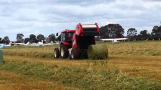 Livemac Round Baler L325  Elmore Field Days [upl. by Kaiser]