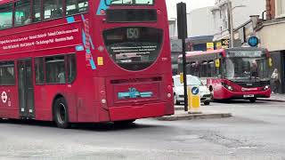 Londons Buses at Ilford Broadway on 15th August 2024 [upl. by Yrovi]