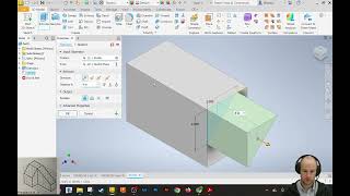 INVENTOR CAD PROBLEM 5 [upl. by Tepper]