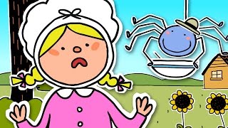 Little Miss Muffet  Nursery rhyme for kids [upl. by Llenal]