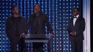 Samuel L Jackson Denzel Washington and Wesley Snipes honor Spike Lee  2015 Governors Awards [upl. by Assenaj]