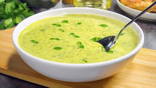 Creamy ZUCCHINI SOUP in 30 min  EASY amp HEALTHY Courgette Soup Recipe by Always Yummy [upl. by Curry]