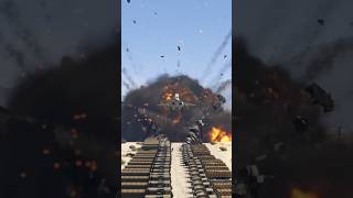 Israeli super fighter jet F15 strike eagle quick dropped cluster bombs on Irani War area  Gta5 [upl. by Elrebmik]