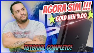 COMO INSTALAR GOLD HEN DO ZERO NO PS4 900 [upl. by Irehc]