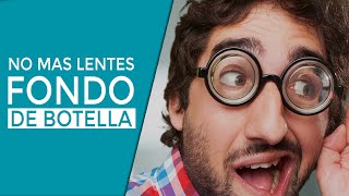 Lentes ultra delgados para miopía alta  Comparación contra lentes gruesos [upl. by Dlorad785]