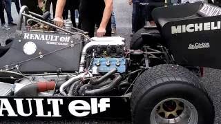 Renault F1 RE40 V6 Turbo 1983  Cold start up sound [upl. by Hartmann905]