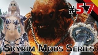 ★ Skyrim Mods Series  57 German  Monster Wars Witch Elf Armour Dragonbane Raven Swords [upl. by Abrahams]