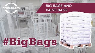 PALLETIZING  Valve bag palletizing and Big Bag packaging [upl. by Anirbys]