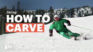 How to Carve Skis  Take Your Skiing to the Next Level  REI [upl. by Nedla917]