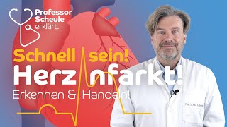 Herzinfarkt  Symptome erkennen und handeln  Professor Scheule erklärt einfach [upl. by Ahtibbat]