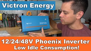 Victron Phoenix 1200VA LF Inverter Extremely Low Standby Consumption and More [upl. by Enehs]