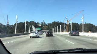 Old And New Bay Bridge From Oakland To San Francisco [upl. by Ylatan644]