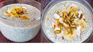 Weight Loss Recipe for Breakfast  Chia Seeds Pudding Recipe  Healthy Breakfast [upl. by Srini]