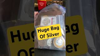 We Bought A Huge Bag Of Silver youtubeshorts coin silver pawn [upl. by Camilia717]