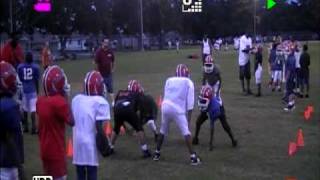 9 year old football Blocking and Tackling [upl. by Perren]